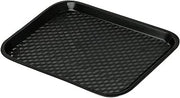 G.E.T. FT-14-BK BPA-Free Cafeteria / Fast Food Tray, 14" x 10.75", Black (Set of 12)