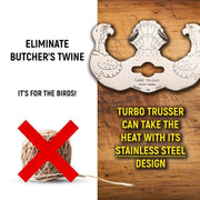 Turbo Trusser Turkey Trusser, Stainless Steel, Silver
