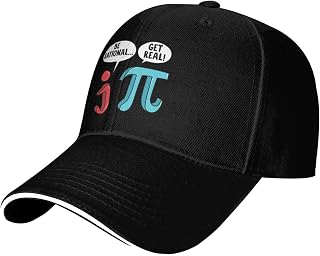 Be Rational Get Real Hats for Mens Cool Washed Distressed Baseball Caps
