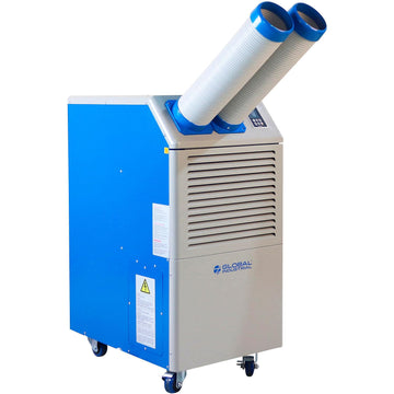 Water-Cooled Portable Air Conditioner by Global Industrial – 1.3 tons, Blue & Gray, Model WPW-4000