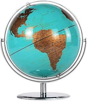 Globe, Antique Desktop Geo Globe 720° Rotating Adult Kids School, Home Office 10 Inch Diameter Clear Text Marking