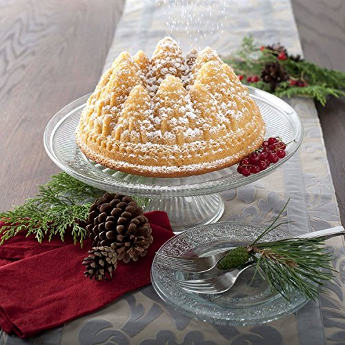 Nordic Ware Pine Forest Bundt, 9 Cup / 9 Cup / Sparkling Silver Bundt Pans