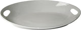 10 Strawberry Street OSLO 22" x 16.75" Oval Handle Platter, White