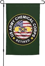 US Chemical Corps Retired Double Sided Flag Outdoor Indoor Lightweight Garden Decor56