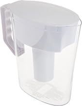 Brita Slim Water Pitcher with 1 Filter, White, 5 Cup