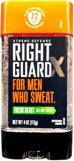 Right Guard Total Defense Anti-Perspirant Deodorant Power Gel Fresh Blast 4 oz