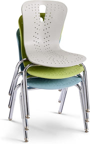 Flow Chair by Jonti-Craft – 18" Height, Polypropylene, Key Lime, Model 8248JC1130