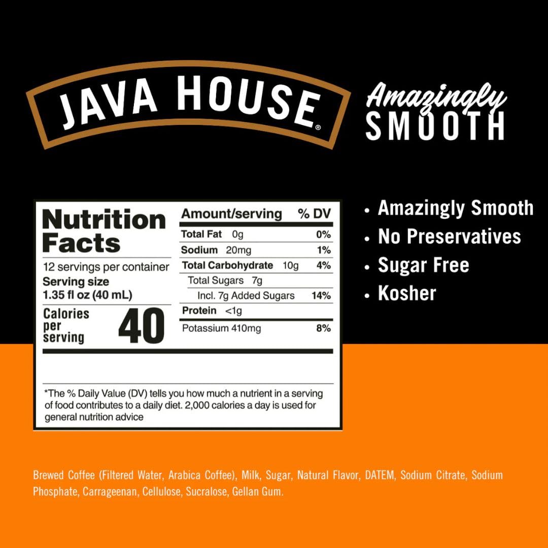Cold Brew Coffee Concentrate by Java House – 12 Count (Pack of 1)