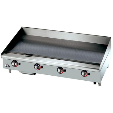 Star Star-Max 48" Gas Griddle with Pilot Safety by Star Micronics – Stainless Steel, Multicolor, Model 648TSPF