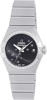 Omega Constellation Chronometer Automatic Star Ladies Watch 123.15.27.20.01.001