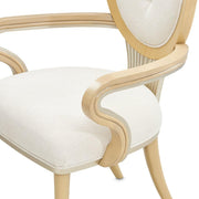 Camellia Field Brown Dining Arm Chair Set of by Michael Amini – Solid; Manufactured Wood, Caramel, Model N9090004-134