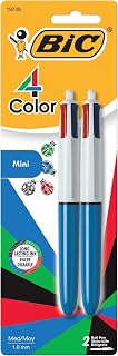 BIC 4-Color Original Retractable Ballpoint Pens, 1.0 mm, 2-Count Pack