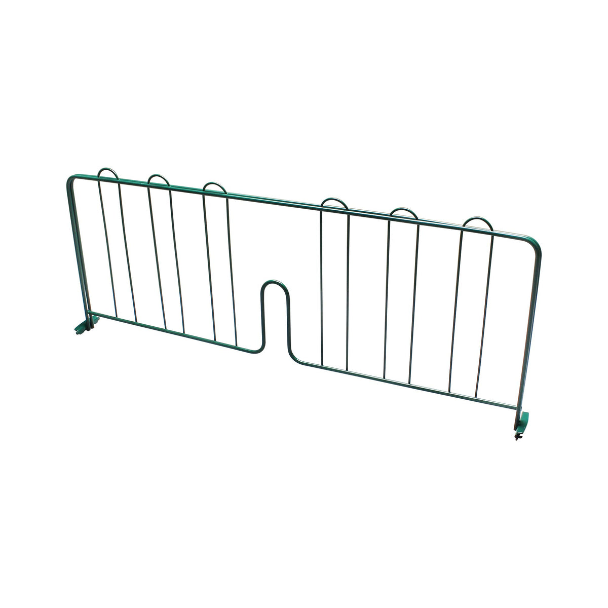 Thunder Group Shelf Divider 24"L Pressure-fit by Excellante – 24", Iron, Green, Model CMDE024