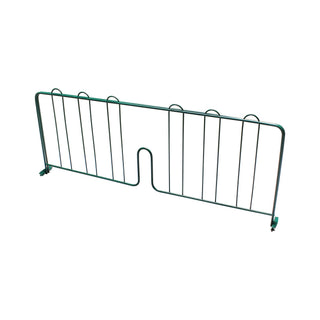 Thunder Group Shelf Divider 24"L Pressure-fit by Excellante – 24", Iron, Green, Model CMDE024