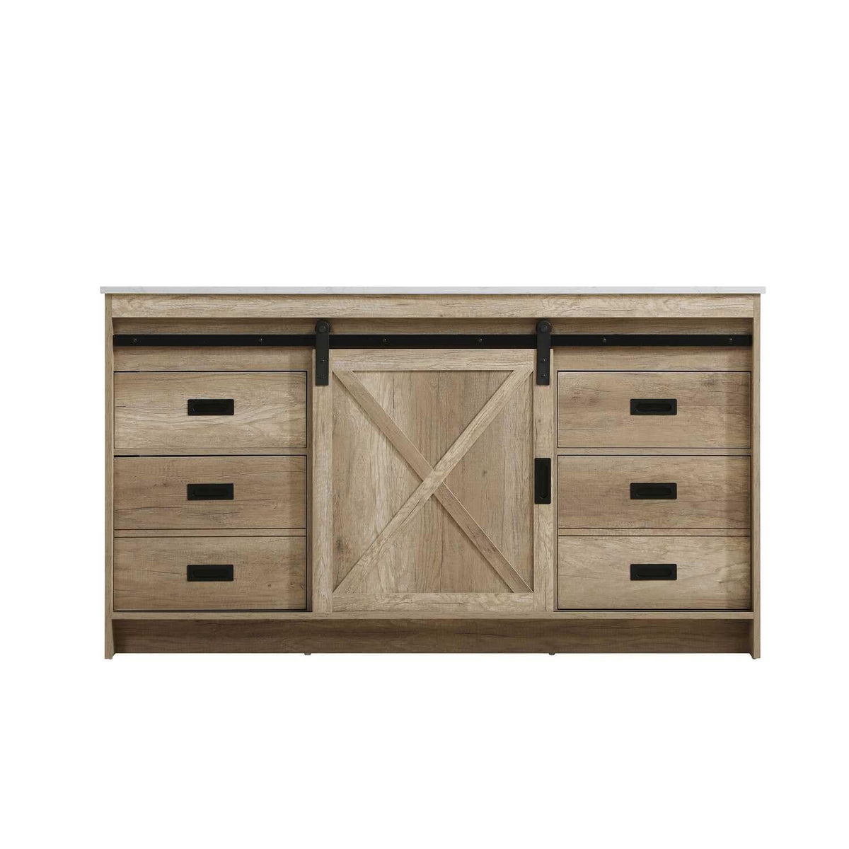 Austin Bathroom Vanity Natural Oak by Lighting Design – Engineered Wood, Natural Oak, Model VF90560NT