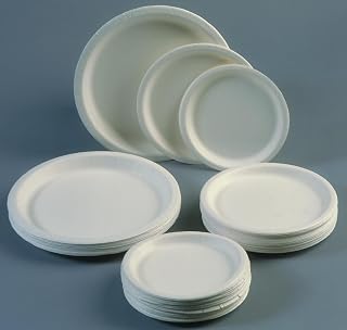 AbilityOne 7350008993056 - Paper Plate - 9" - 3/4" Deep - 1000 units