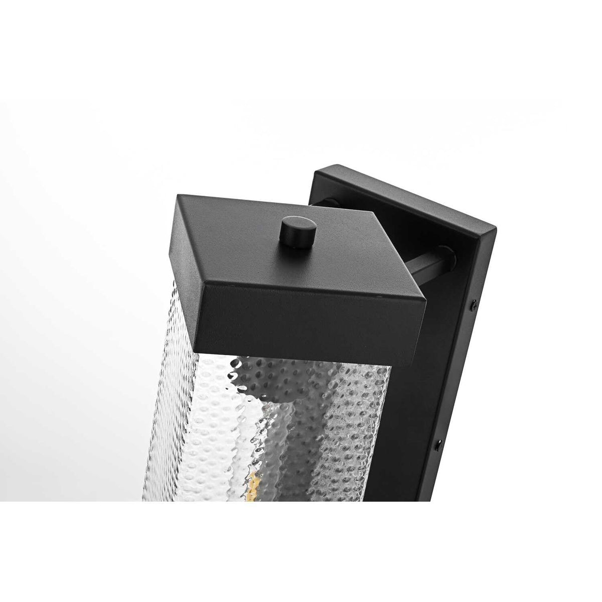 Swain One Light Outdoor Wall Sconce Black by Lighting Design – Iron, Black