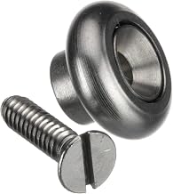 Component Hardware S26-Y001 Bearing and Screw Stud for S26 Series Drawer Slides | Stainless Steel Bearing with #10-24 x 3/4" Flat Head Screw Stud