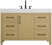 Elegant Kitchen and Bath 48" Single Bathroom Vanity in Honey Brown