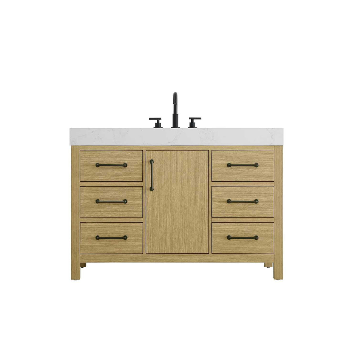 Elegant Kitchen and Bath 48" Single Bathroom Vanity in Honey Brown by Elegant Lighting – unspecified, Wood, Honey Brown, Model VF60648MHB