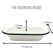Tablecraft 1 / 7.75" L x 5.75" W x 1.75" H / Serving Pan 7 3/4"L x 5 3/4" W x 1 3/4" H Roasting Pans