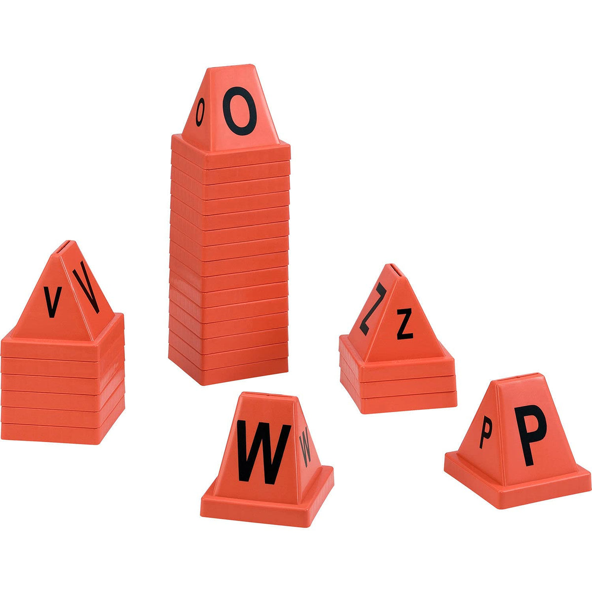 Lettered Pallet Control Cones by Global Industrial – Polypropylene, Red, Model 412596