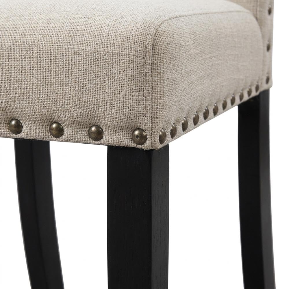 Solid Wood Dining Chairs Set of by Starlight Canyon Home – Solid + Manufactured Wood, Beige, Pack of 6