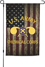 US Chemical Corps Veteran Double Sided Flag Outdoor Indoor Lightweight Garden Decor59