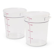 Cambro 4 QT (2-Pack) / Clear / 4.0 quarts Container Sets