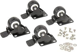 2" Swivel Locking Caster Kit, for Global Industrial Network Data Rack Enclosure Cabinet