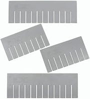 Quantum Short Dividers For Dividable Grid Clearview Containers - 9-3/4"Lx3"H