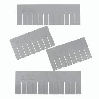 Width Divider for Plastic Dividable Grid Container DG by Quantum – Polypropylene, Gray, Model DS93080
