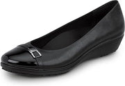 SR Max Womens Black Isabela MaxTrax Soft Toe SRO Slip-On Dress Shoe