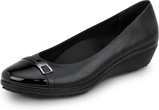 SR Max Womens Black Isabela MaxTrax Soft Toe SRO Slip-On Dress Shoe