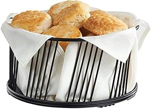 Cal Mil Portland Large Black Basket, 10.5 inch Dia. x 5.5 inch Height