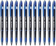 Uni-Ball AIR Micro - 0.5mm Fine Rollerball - Box of 12- Blue - UBA-188-M