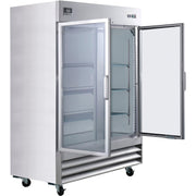 Reach In Freezer by Nexel – Stainless Steel, Silver, Model CFD-2FF-G-HC