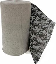 Global Industrial Universal Sorbent BattleMat, Extra Heavyweight, 30"W x 150'L, Gray