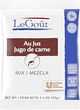 LeGout Au Jus Gravy Mix Cooks in Two Minutes, 0g Trans Fat, 3.3 Ounce (Pack of 16)