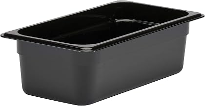 Cambro 34CW110 Food Pan 1/3 X 4" Camwear Black Case of 6