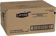 Lipton Auto Brew Fresh Brewed Peach Iced Tea, Makes 3 Gallons - 24 Tea Bags