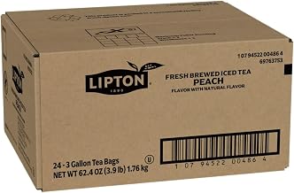 Lipton Auto Brew Fresh Brewed Peach Iced Tea, Makes 3 Gallons - 24 Tea Bags