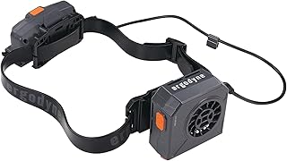 Skullerz 8884 Portable Mounted Cooling Fan for Ergodyne Head Protection, Universal Strap Included, 3 Fan Speeds