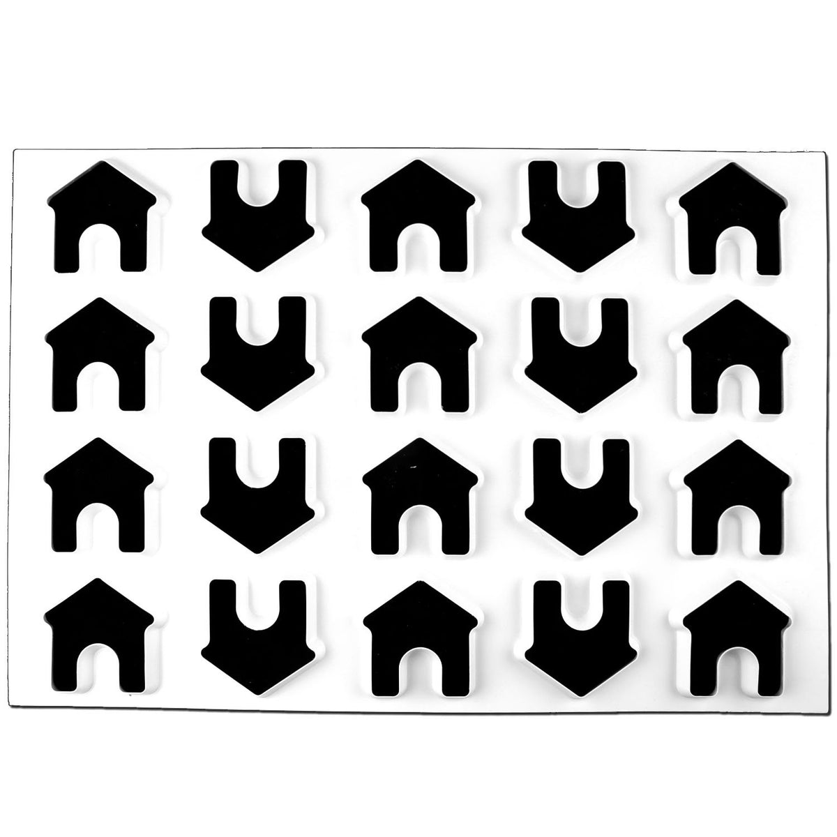 Cookie-Cutter Sheet by Martellato – Plastic, White, Model DogHouse-20