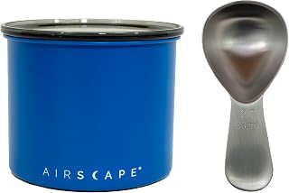 Planetary Design Airscape Stainless Steel Coffee Canister & Scoop Bundle | Dry Goods Storage