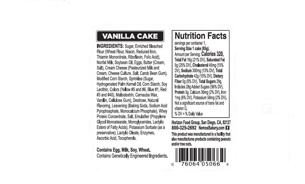 Bakery Birthday Cake Squares - 36 Pack by NE-MO'S – 36 Count (Pack of 1)