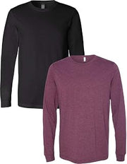 BELLA+CANVAS 3501-Black/3513-Maroon Triblend-XS-2pk Default Title XS