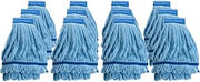 Genuine Joe GJO47539 Blue Microfiber Wet Mophead Refill (Pack of 12)