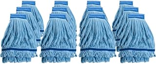 Genuine Joe GJO47539 Blue Microfiber Wet Mophead Refill (Pack of 12)
