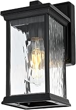 Mascher One Light Outdoor Wall Sconce Black